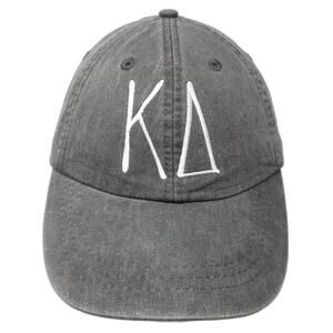 Kappa Delta Slideback Hat Gray One Size Adjustable Embroidered Adams